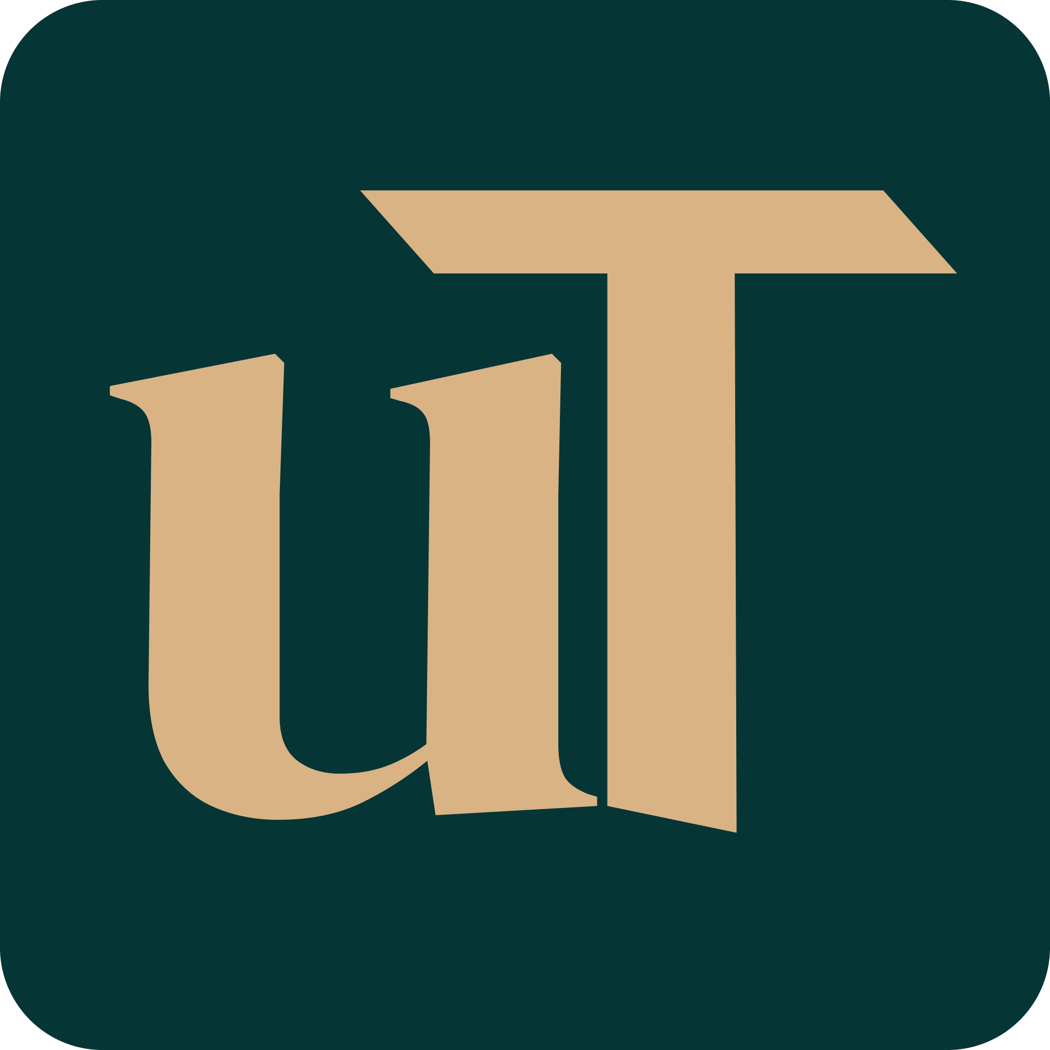 Utkarsh Tiwari (UT) Logo